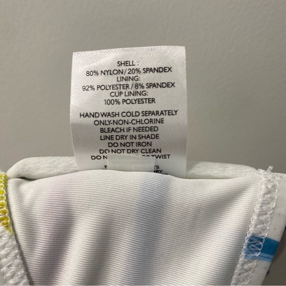 Women’s Light Lift Square Neck Bralette Bikini Top Shade & Shore™ Multi Size 34B - Picture 9 of 11